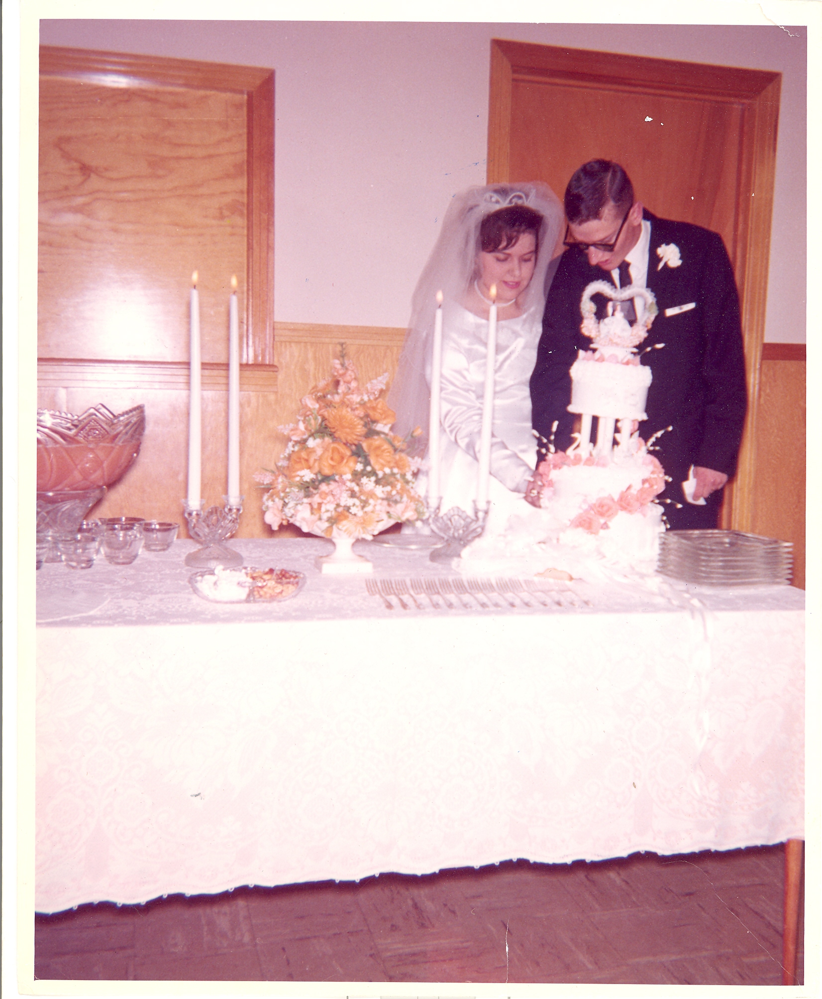 Larry & Patsy at their wedding